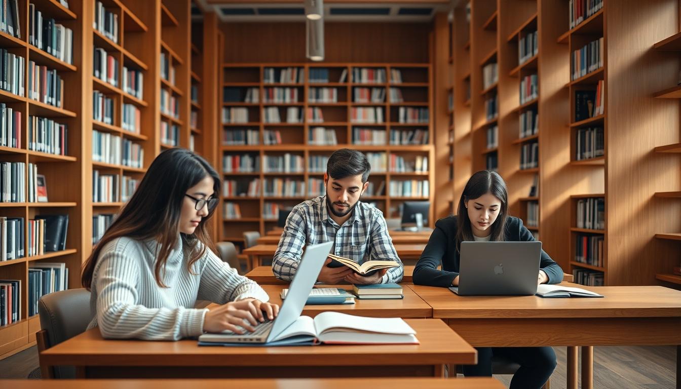 Student developing practical and academic skills